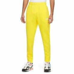 Big & Tall Nike Sportswear Club Fleece Jogger Pants -Nike outlet shop 3602416 Yellow Strike