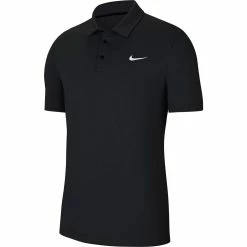 Men's Nike Polo -Nike outlet shop 3820449 Black White