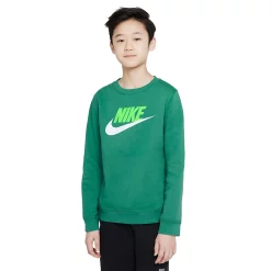 Boys 8-20 Nike Fleece Sweatshirt -Nike outlet shop 4232592 Green Noise
