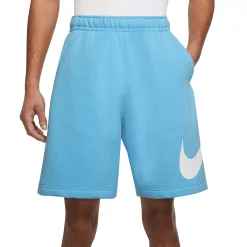 Big & Tall Nike Club Fleece Shorts -Nike outlet shop 4241871 Blue Chill