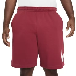 Big & Tall Nike Club Fleece Shorts -Nike outlet shop 4241871 Pomegranate
