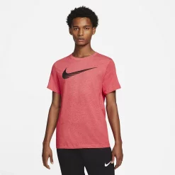 Men's Nike Dri-FIT Swoosh Training Tee 12 Men's Nike Dri-FIT Swoosh Training Tee -Nike outlet shop 4499218 Light University Red