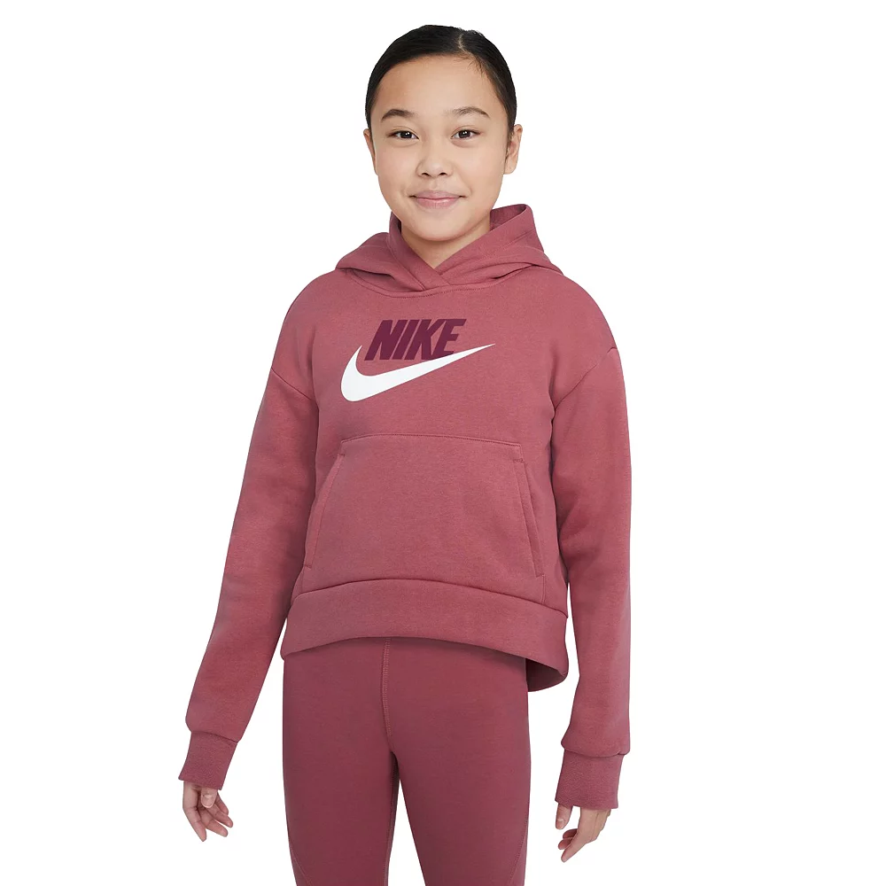 Girls 7-16 Nike Club Fleece Hoodie 7 Girls 7-16 Nike Club Fleece Hoodie - Image 5