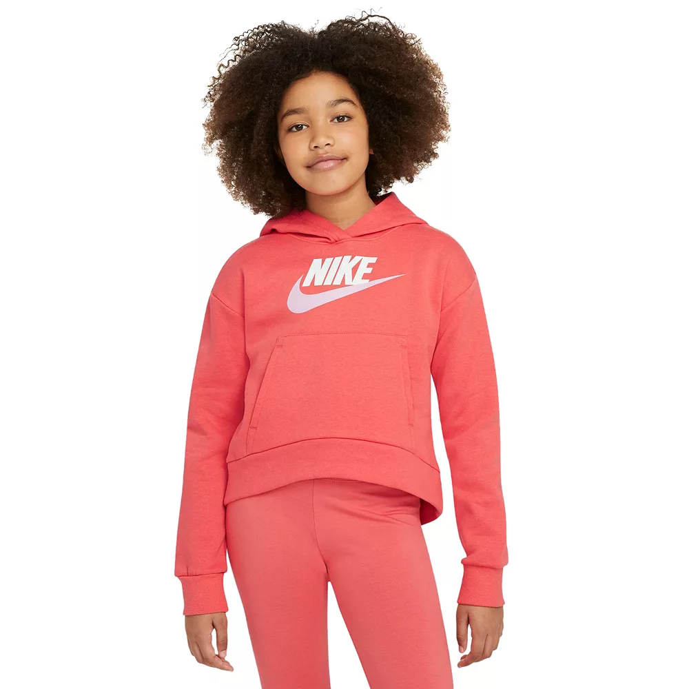 Girls 7-16 Nike Club Fleece Hoodie 4 Girls 7-16 Nike Club Fleece Hoodie - Image 2