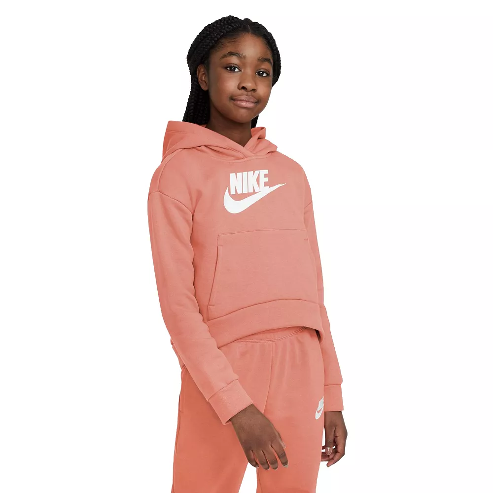 Girls 7-16 Nike Club Fleece Hoodie 8 Girls 7-16 Nike Club Fleece Hoodie - Image 6