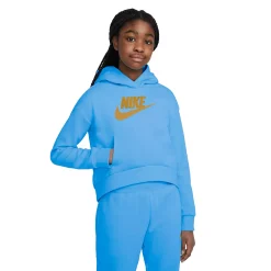 Girls 7-16 Nike Club Fleece Hoodie 19 Girls 7-16 Nike Club Fleece Hoodie -Nike outlet shop 4878298 University Blue Goldto