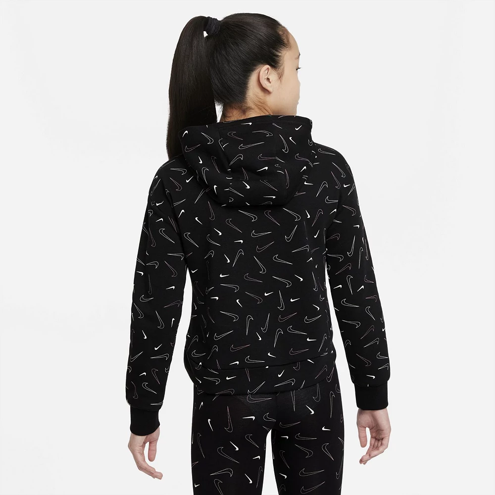 Girls 7-16 Nike Printed Fleece Hoodie 9 Girls 7-16 Nike Printed Fleece Hoodie - Image 7