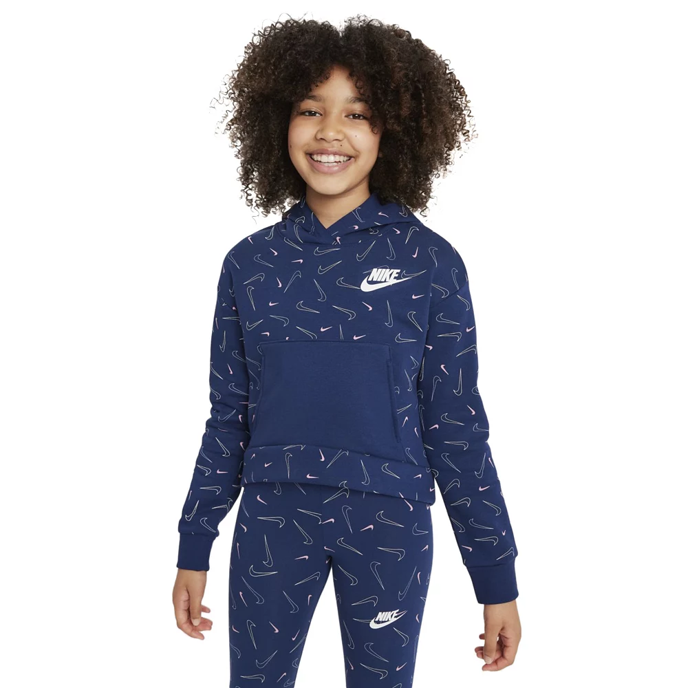 Girls 7-16 Nike Printed Fleece Hoodie 6 Girls 7-16 Nike Printed Fleece Hoodie - Image 4