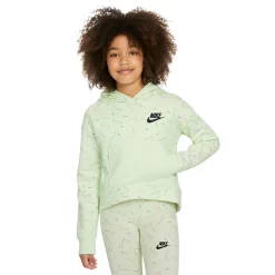 Girls 7-16 Nike Printed Fleece Hoodie 16 Girls 7-16 Nike Printed Fleece Hoodie -Nike outlet shop 4878466 Lime Ice