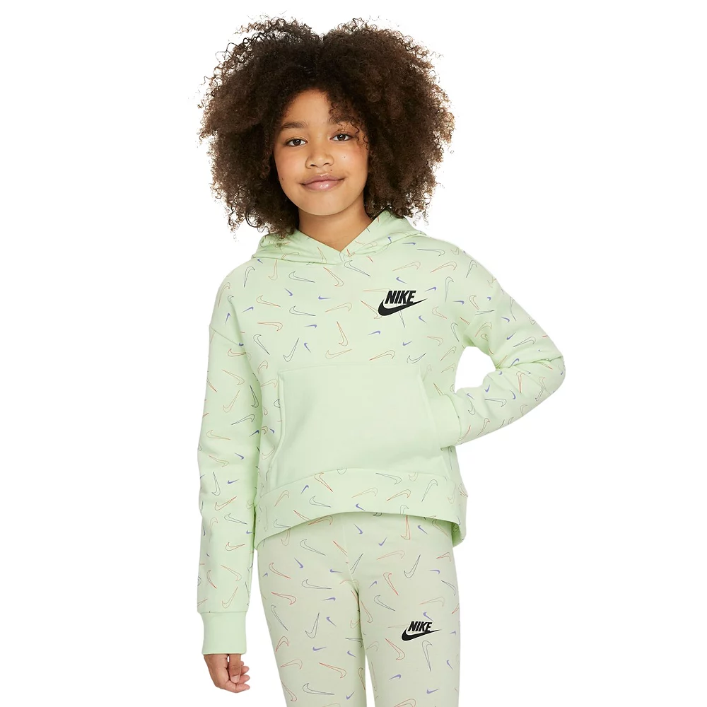 Girls 7-16 Nike Printed Fleece Hoodie 5 Girls 7-16 Nike Printed Fleece Hoodie - Image 3