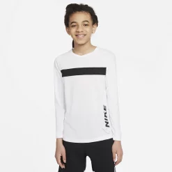 Boys 8-20 Nike GFX Ready Training Top -Nike outlet shop 4894578 White Whiate Black