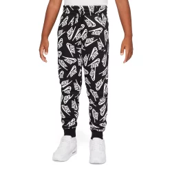 Boys 8-20 Nike Club Fleece Print Joggers -Nike outlet shop 5010550 Black
