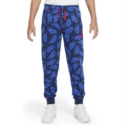 Boys 8-20 Nike Club Fleece Print Joggers -Nike outlet shop 5010550 Midnight Navy