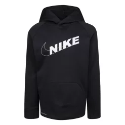 Boys 4-7 Nike Therma-FIT Block Letter Pullover Hoodie -Nike outlet shop 5066732 Black