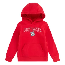 Boys 4-7 Nike Just Do It Fleece Pullover Hoodie -Nike outlet shop 5066738 Red