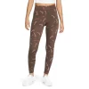 Women's Nike Sportswear Printed High-Waisted Leggings -Nike outlet shop 5165298 Baroque Brown