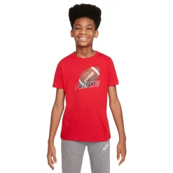 Boys 8-20 Nike Football Tee -Nike outlet shop 5189224 University Red