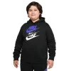 Boys 8-20 Nike Pullover Hoodie -Nike outlet shop 5189535 Black