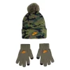 Boys 8-20 Nike Camo Pom Beanie & Texting Gloves Set -Nike outlet shop 5361814 Green