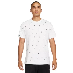 Men's Nike Club Allover Print Tee -Nike outlet shop 5557330 White