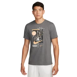 Men's Nike Dri-FIT Wild Clash Training Tee -Nike outlet shop 5557340 Iron Grey