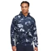 Men's Nike Therma-FIT Printed Pullover Fitness Hoodie -Nike outlet shop 5557429 Midnight Navy