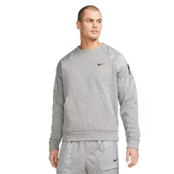 Men's Nike Therma-FIT Novelty Sweatshirt -Nike outlet shop 5557435 Dark Grey Heather