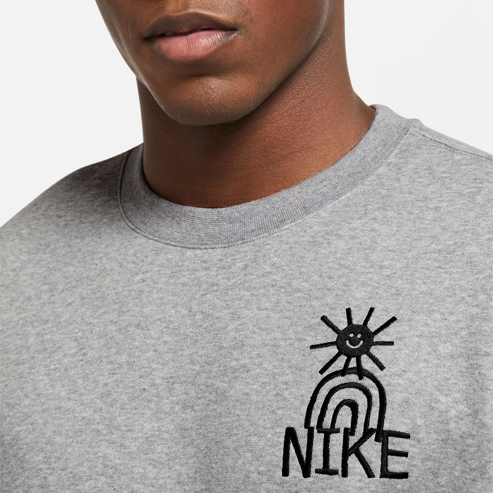 Men's Nike Fleece Crew Sweatshirt 6 Men's Nike Fleece Crew Sweatshirt - Image 4