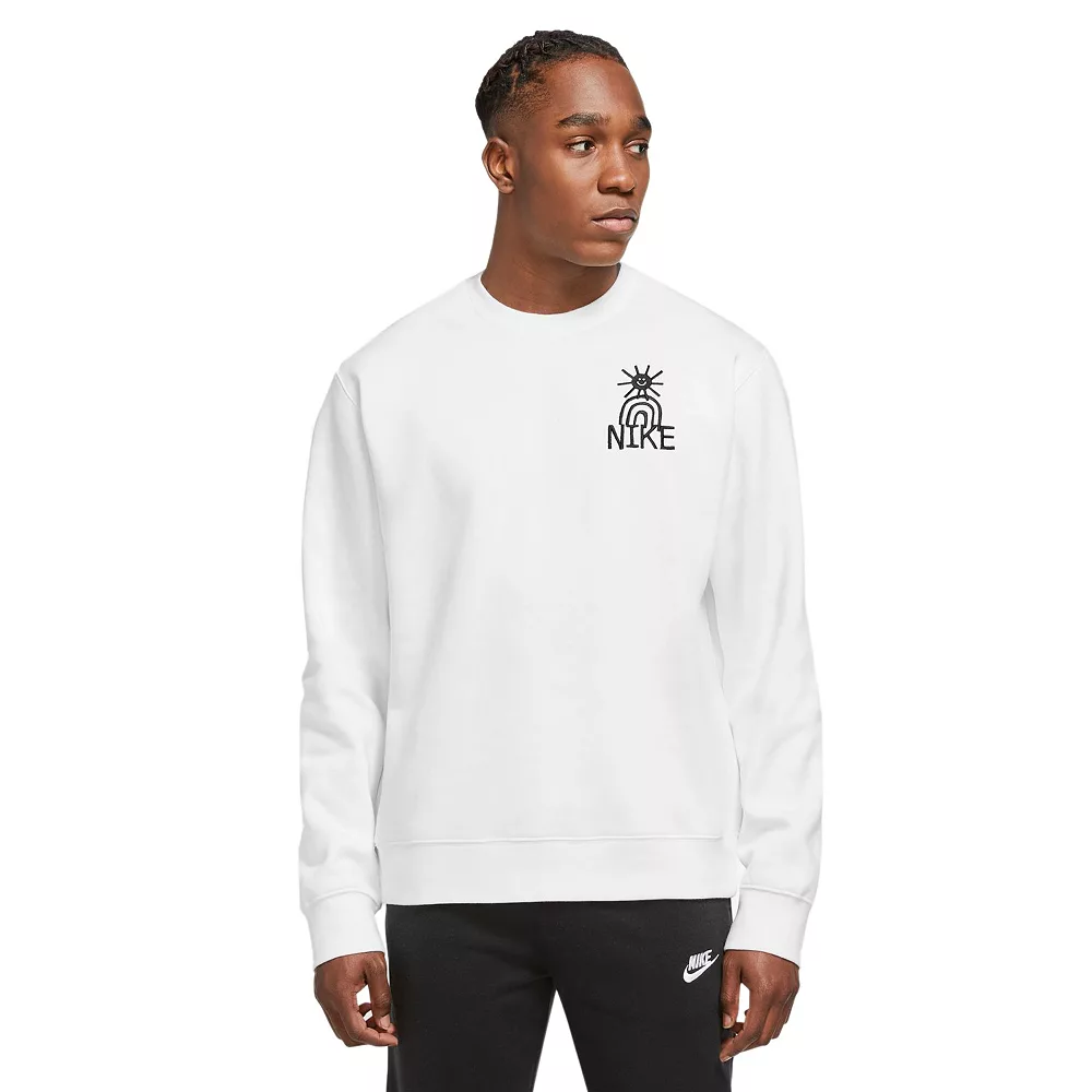 Men's Nike Fleece Crew Sweatshirt 4 Men's Nike Fleece Crew Sweatshirt - Image 2