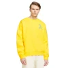 Men's Nike Fleece Crew Sweatshirt -Nike outlet shop 5557445 Yellow Strike