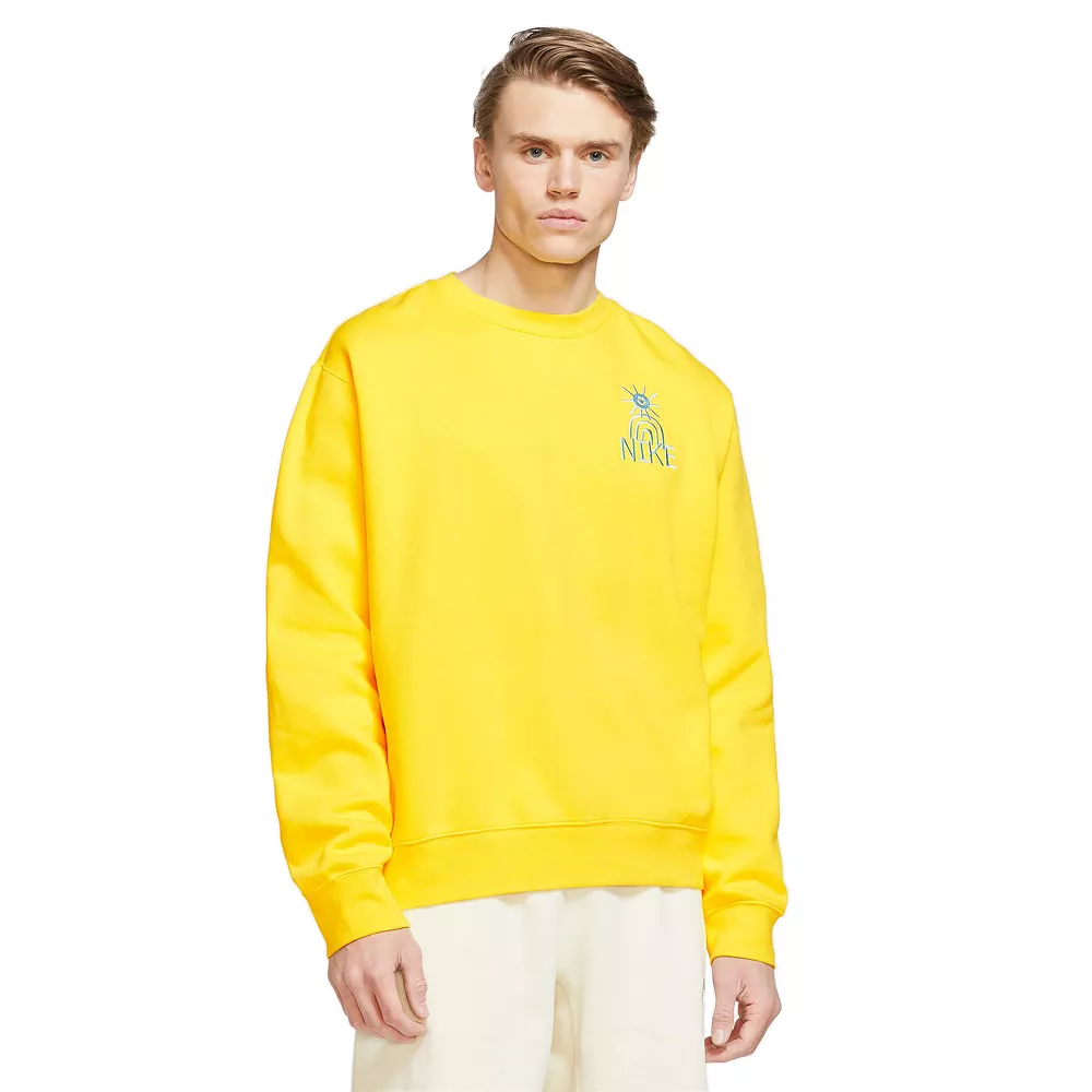 Men's Nike Fleece Crew Sweatshirt 3 Men's Nike Fleece Crew Sweatshirt