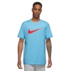 Men's Nike Icon Swoosh Tee 2 Men's Nike Icon Swoosh Tee -Nike outlet shop 5558309 Blue Chill