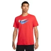 Big & Tall Nike Swoosh Graphic Tee -Nike outlet shop 5561101 Light Crimson
