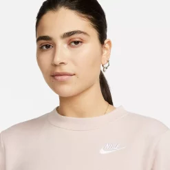 Women's Nike Sportswear Club Fleece Crewneck Sweatshirt -Nike outlet shop 5583219 ALT3