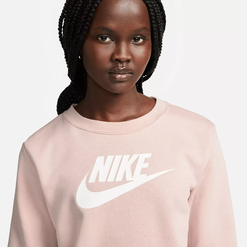 Women's Nike Sportswear Club Fleece Crewneck Sweatshirt 8 Women's Nike Sportswear Club Fleece Crewneck Sweatshirt - Image 6