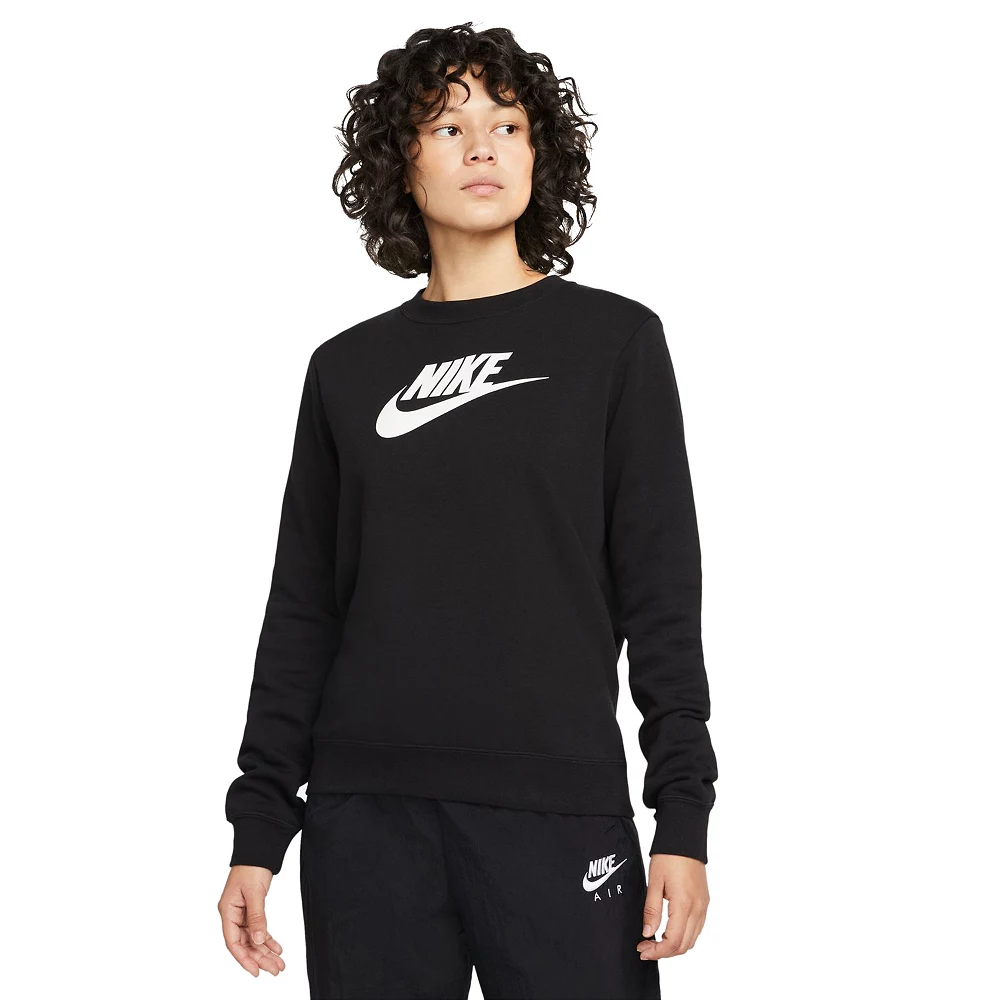 Women's Nike Sportswear Club Fleece Crewneck Sweatshirt 6 Women's Nike Sportswear Club Fleece Crewneck Sweatshirt - Image 4