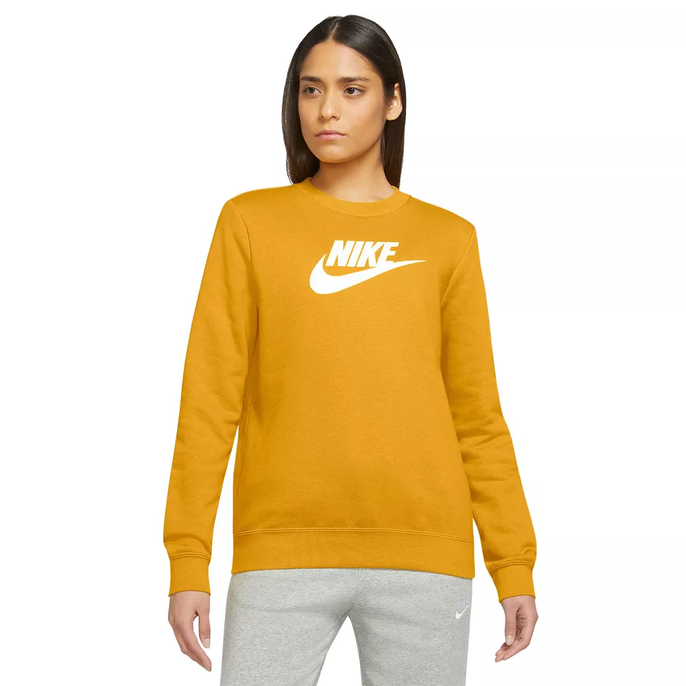 Women's Nike Sportswear Club Fleece Crewneck Sweatshirt 5 Women's Nike Sportswear Club Fleece Crewneck Sweatshirt - Image 3