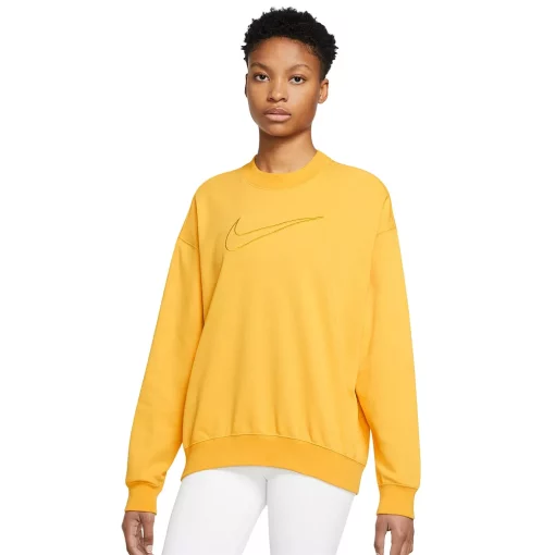 Women's Nike Dri-FIT Get Fit Crewneck Sweatshirt 2 Women's Nike Dri-FIT Get Fit Crewneck Sweatshirt -Nike outlet shop 5584747 Yellow Ochre
