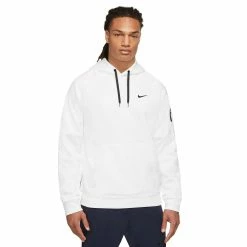Big & Tall Nike Therma-FIT Pullover Fitness Hoodie -Nike outlet shop 5597131 White