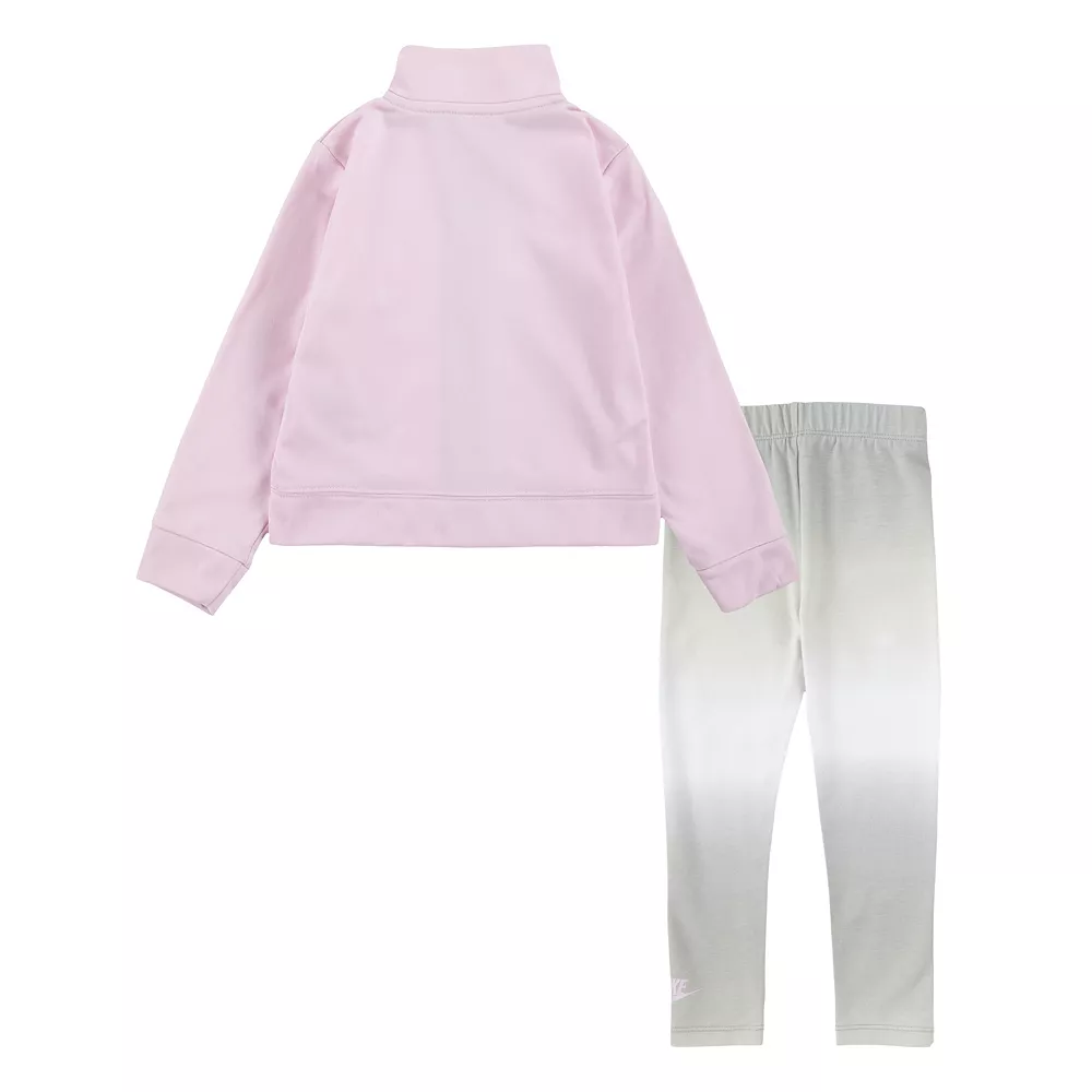 Toddler Girl Nike Track Jacket & Leggings Set 4 Toddler Girl Nike Track Jacket & Leggings Set - Image 2
