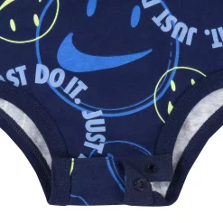 Baby Boy Nike Allover Print Smiley Bodysuit & Jogger Pants Set -Nike outlet shop 5679291 ALT3