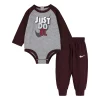 Baby Boy Nike "Just Do It." Raglan Graphic Bodysuit & Jogger Pants Set -Nike outlet shop 5679300