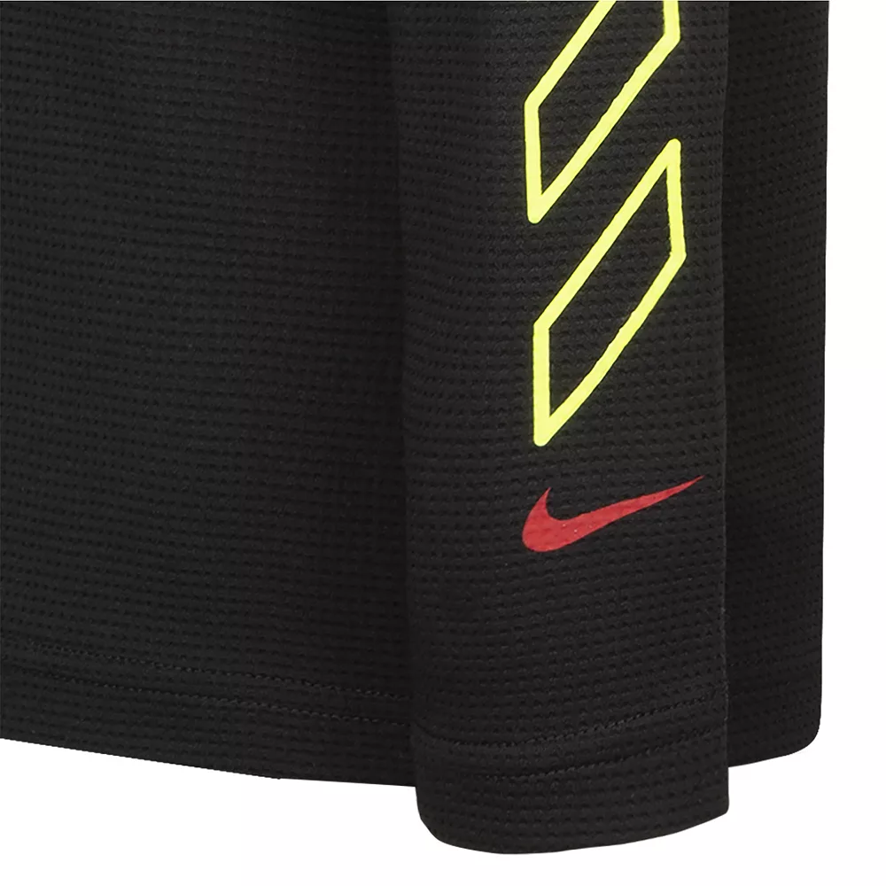Boys 4-7 Nike Swoosh Squad Thermal Long Sleeve Graphic Tee 8 Boys 4-7 Nike Swoosh Squad Thermal Long Sleeve Graphic Tee - Image 6