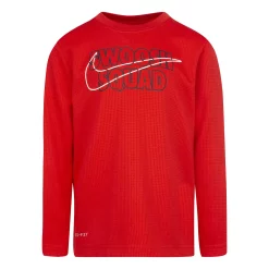 Boys 4-7 Nike Swoosh Squad Thermal Long Sleeve Graphic Tee 10 Boys 4-7 Nike Swoosh Squad Thermal Long Sleeve Graphic Tee -Nike outlet shop 5685546 Red