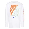 Boys 4-7 Nike Awesomeness Long Sleeve Graphic Tee -Nike outlet shop 5685553 White