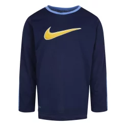 Boys 4-7 Nike All Day Play Long Sleeve Knit Top -Nike outlet shop 5685556 Navy