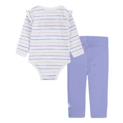 Baby Girl Nike Striped Bodysuit & Leggings Set -Nike outlet shop 5687108 ALT