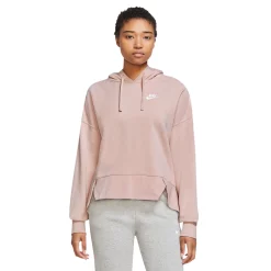 Women's Nike Sportswear Club Fleece Oversized Hoodie -Nike outlet shop 5710431 Pink Oxford