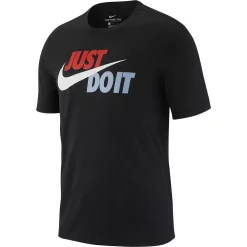 Men's Nike "Just Do It" Logo Tee -Nike outlet shop 5721511 Black