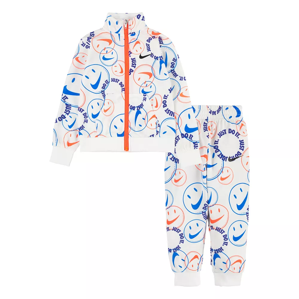 Toddler Boys Nike Smiley Print Tricot Set 4 Toddler Boys Nike Smiley Print Tricot Set - Image 2